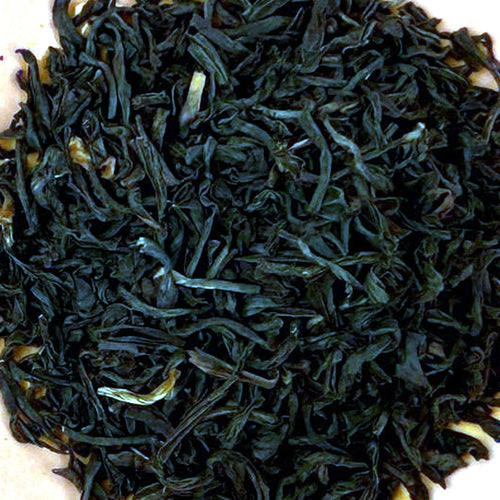 Close-up of Brigid's Breakfast loose tea leaves
